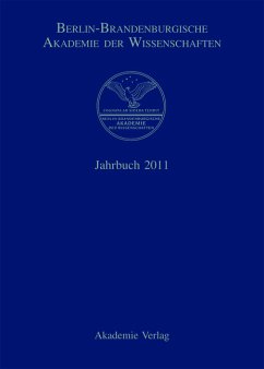 Berlin-Brandenburgische Akademie der Wissenschaften. Jahrbuch: Jahrbuch 2011