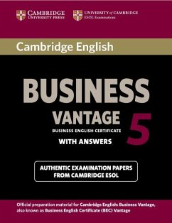 Cambridge English Business 5 Vantage Student's Book with Answers - Cambridge Esol