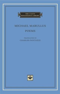 Cover Michael Marullus: Poems