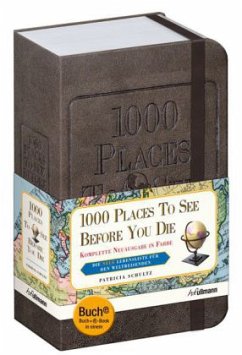 1000 Places to See Before You Die, Geschenkausgabe, deutsche Ausgabe, Buch + E-Book - Schultz, Patricia