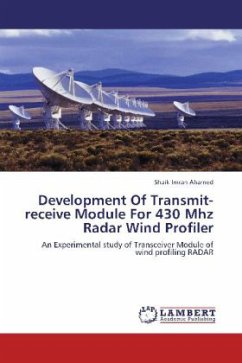 Development Of Transmit-receive Module For 430 Mhz Radar Wind Profiler
