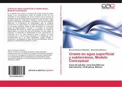 Uranio en agua superficial y subterránea, Modelo Conceptual - Rentería-Villalobos, Marusia;Montero, Maria Elena