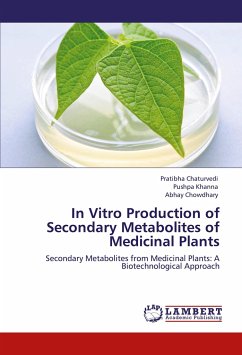 In Vitro Production of Secondary Metabolites of Medicinal Plants