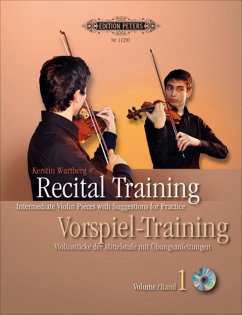 Recital Training Vol. 1 with 2 CDs / Vorspieltraining Band 2 mit 2 CDs - Wartberg, Kerstin