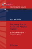 Frequency Domain Criteria for Absolute Stability