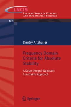 Frequency Domain Criteria for Absolute Stability - Altshuller, Dmitry