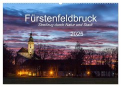 Fürstenfeldbruck - Streifzug durch Natur und Stadt (Wandkalender 2025 DIN A2 quer), CALVENDO Monatskalender