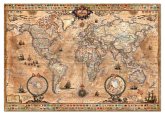 Carletto 9215159 - Educa, Antique World Map, Antike Weltkarte, Puzzle, 1000 Teile