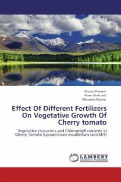 Effect Of Different Fertilizers On Vegetative Growth Of Cherry tomato - Shereen, Shazia;Shahzadi, Kiran;Fatima, Mahwish