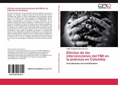 Efectos de las intervenciones del FMI en la pobreza en Colombia