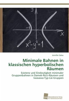 Minimale Bahnen in klassischen hyperbolischen Räumen - Salau, Jennifer