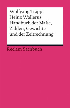 Handbuch der Maße, Zahlen, Gewichte und der Zeitrechnung - Trapp, Wolfgang;Wallerus, Heinz