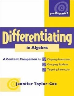 Differentiating in Algebra, Prek-Grade 2 - Taylor-Cox, Jennifer