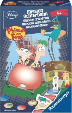 Ravensburger 23345 - Disney Phineas & Ferb: Mission Achterbahn, Mitbringspiel