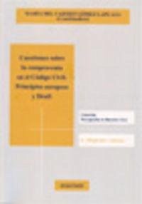 Cover Cuestiones sobre la compraventa en Código Civil : principios europeos y Draft