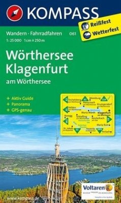 Cover KOMPASS Wanderkarte Wörthersee - Klagenfurt am Wörthersee
