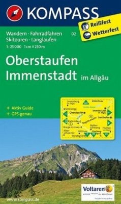 Kompass Karte Oberstaufen, Immenstadt im Allgäu