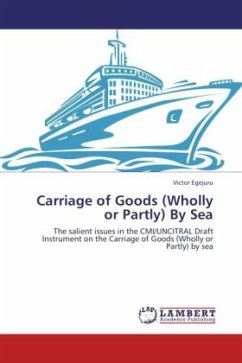 Carriage of Goods (Wholly or Partly) By Sea - Egejuru, Victor