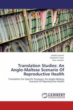 Translation Studies: An Anglo-Maltese Scenario Of Reproductive Health