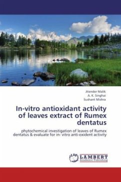 In-vitro antioxidant activity of leaves extract of Rumex dentatus - Malik, Jitender;Singhai, A. K.;Mishra, Sushant