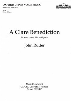 A clare Benediction for female chorus and piano score (en)