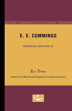 E.E. Cummings - American Writers 87 - Triem, Eve