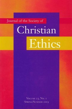 Journal of the Society of Christian Ethics