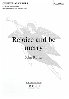 Rejoice and be merry or mixed chorus, brass ensemble, optional handbells and organ, score