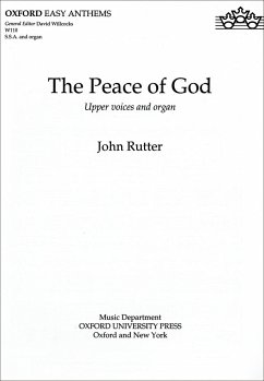 The Peace of God for upper voices (SSA) and organ, score