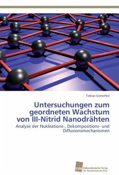 Untersuchungen zum geordneten Wachstum von III-Nitrid Nanodrähten - Gotschke, Tobias