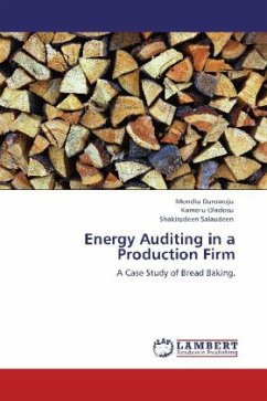 Energy Auditing in a Production Firm - Durowoju, Mondiu;Oladosu, Kamoru;Salaudeen, Shakirudeen