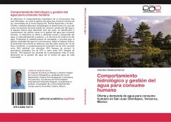 Comportamiento hidrológico y gestión del agua para consumo humano