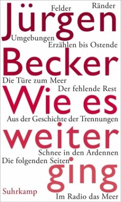 Wie es weiterging - Becker, Jürgen