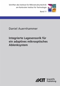 Integrierte Lagesensorik für ein adaptives mikrooptisches Ablenksystem - Auernhammer, Daniel