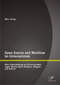 Open Source und Workflow im Unternehmen: Eine Untersuchung von Processmaker, Joget, Bonita Open Solution, uEngine und Activiti - Königs, Oliver