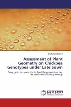 Assessment of Plant Geometry on Chickpea Genotypes under Late Sown
