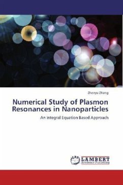 Numerical Study of Plasmon Resonances in Nanoparticles