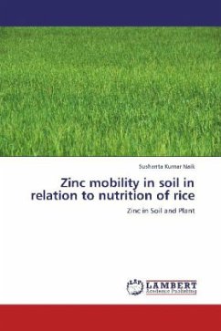 Zinc mobility in soil in relation to nutrition of rice