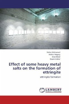 Effect of some heavy metal salts on the formation of ettringite - Mohamed, Maha;Hegazy, Wafaa;Hekal, Eisa