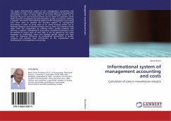 Informational system of management accounting and costs
