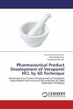 Pharmaceutical Product Development of Verapamil HCL by SD Technique