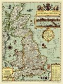 National Geographic Shakespeare's Britain Wall Map (19.25 X 25.5 In)