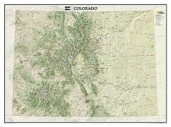 National Geographic Colorado Wall Map - Laminated (40.5 X 30.25 In) - National Geographic Maps