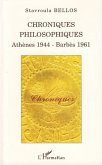 Chroniques philosophiques