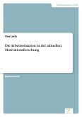Die Arbeitssituation in der aktuellen Motivationsforschung Die Arbeitssituation in der aktuellen Motivationsforschung
