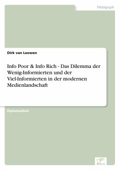 Info Poor & Info Rich - Das Dilemma der Wenig-Informierten und der Viel-Informierten in der modernen Medienlandschaft - van Leewen, Dirk