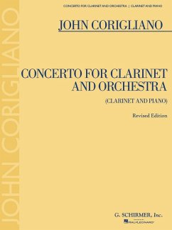 Concerto for Clarinet and Orchestra: Clarinet and Piano - Corigliano, John