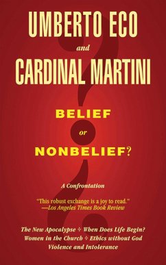 Belief or Nonbelief? - Eco, Umberto; Martini, Carlo Maria