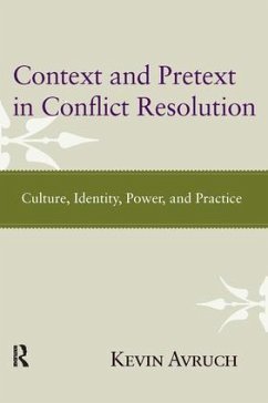 Context and Pretext in Conflict Resolution - Avruch, Kevin
