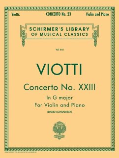 Concerto No. 23 in G Major: Schirmer Library of Classics Volume 444 Score and Parts